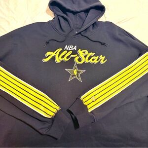 NBA All-Star 2024 Navy and Yellow Women’s Hoodie